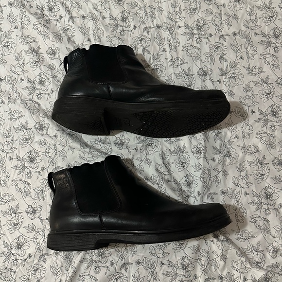 Timberland Men’s Pro Black Leather Chelsea Boots - Picture 1 of 8